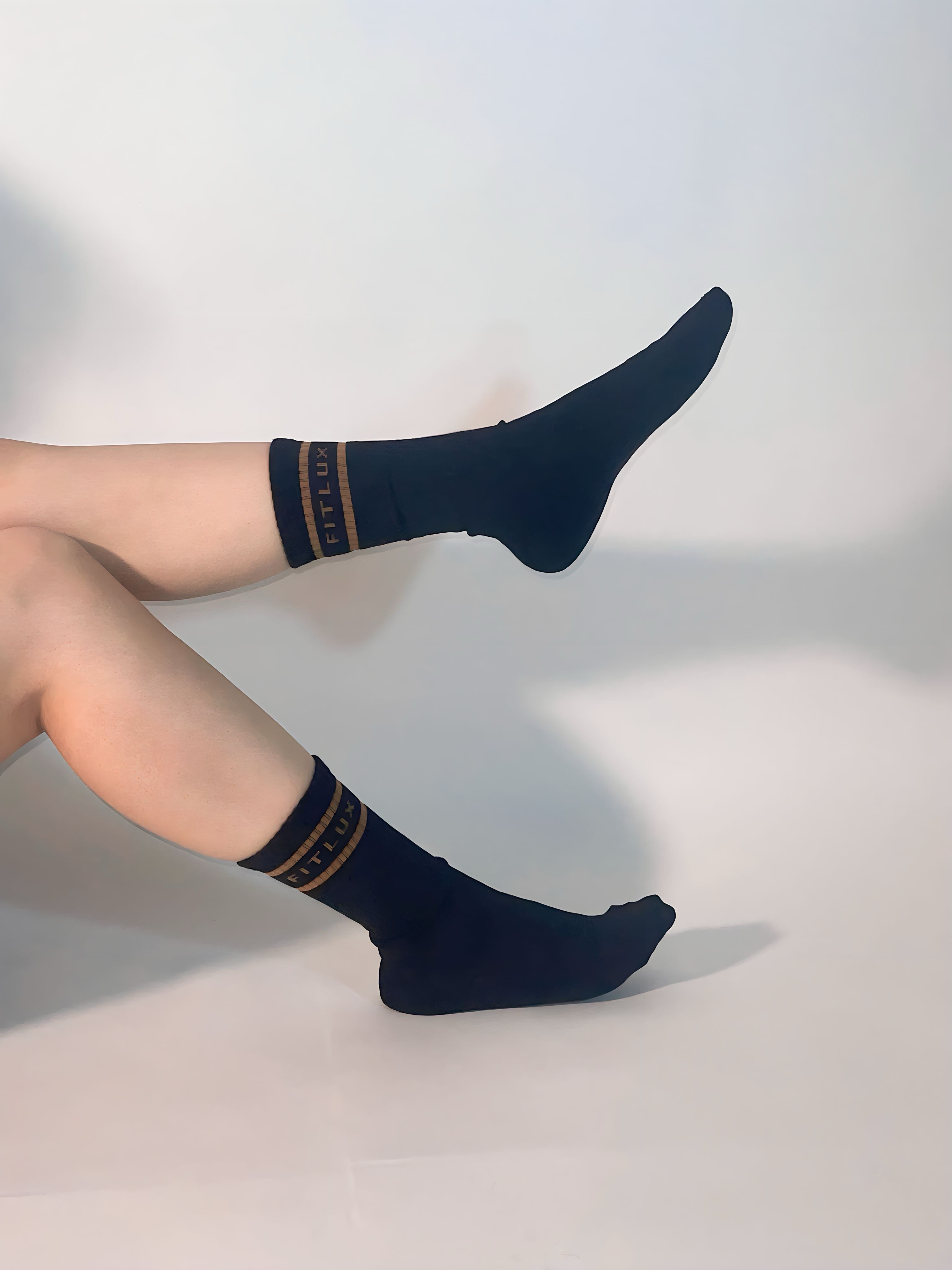 FITLUXX Crew Socks | Black