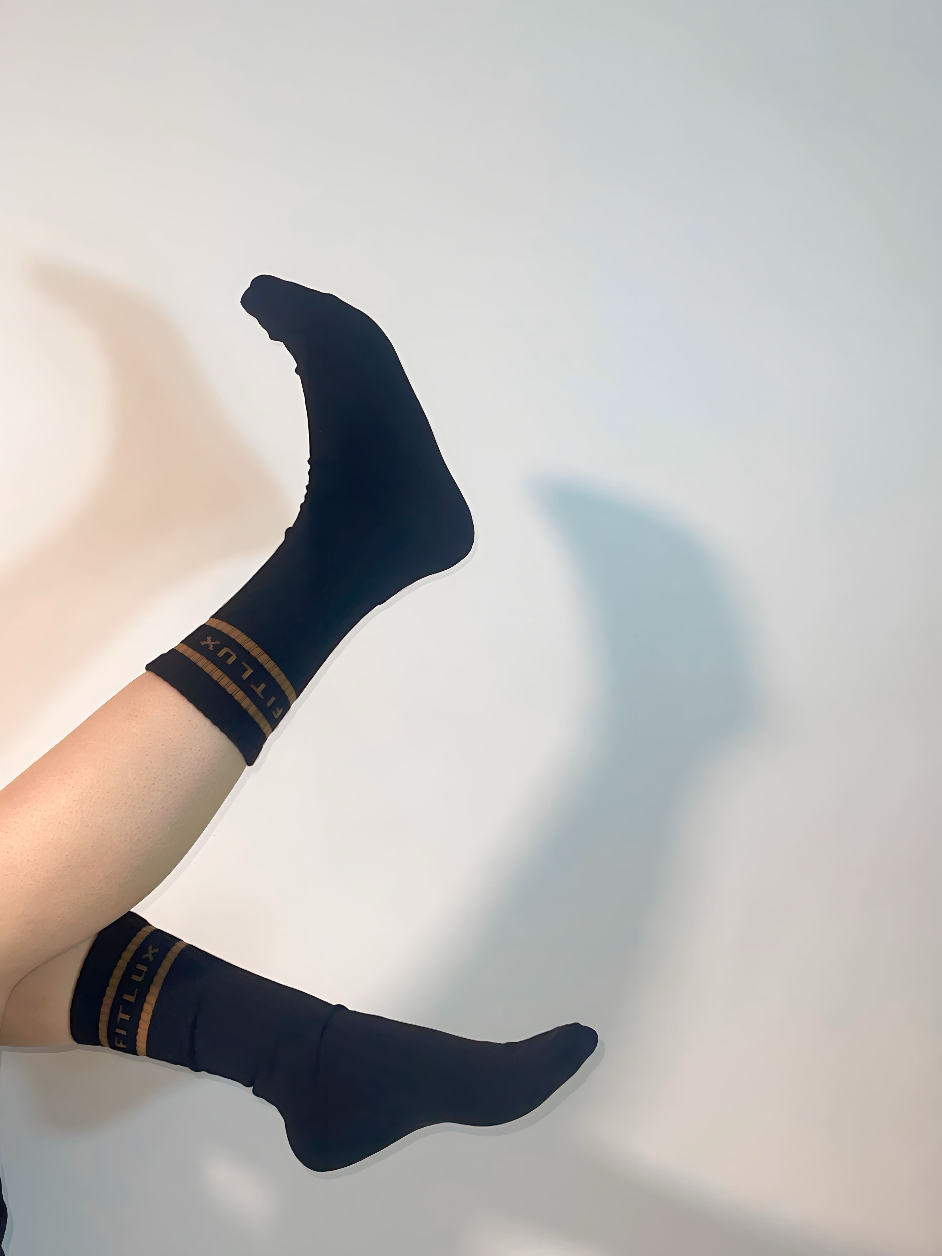 FITLUXX Crew Socks | Black