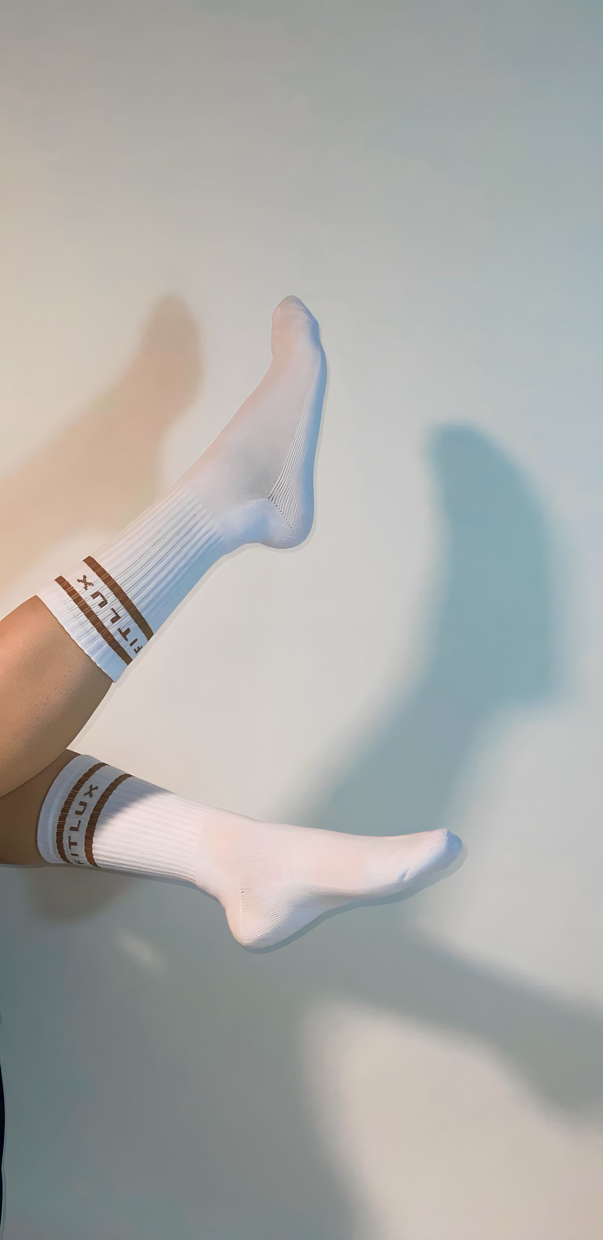 FITLUXX Crew Socks | White